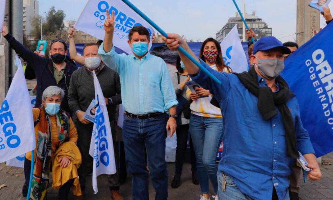 Claudio Orrego, eleito governador na Região Metropolitana de Santiago pela Democracia Cristã Foto: Reprodução