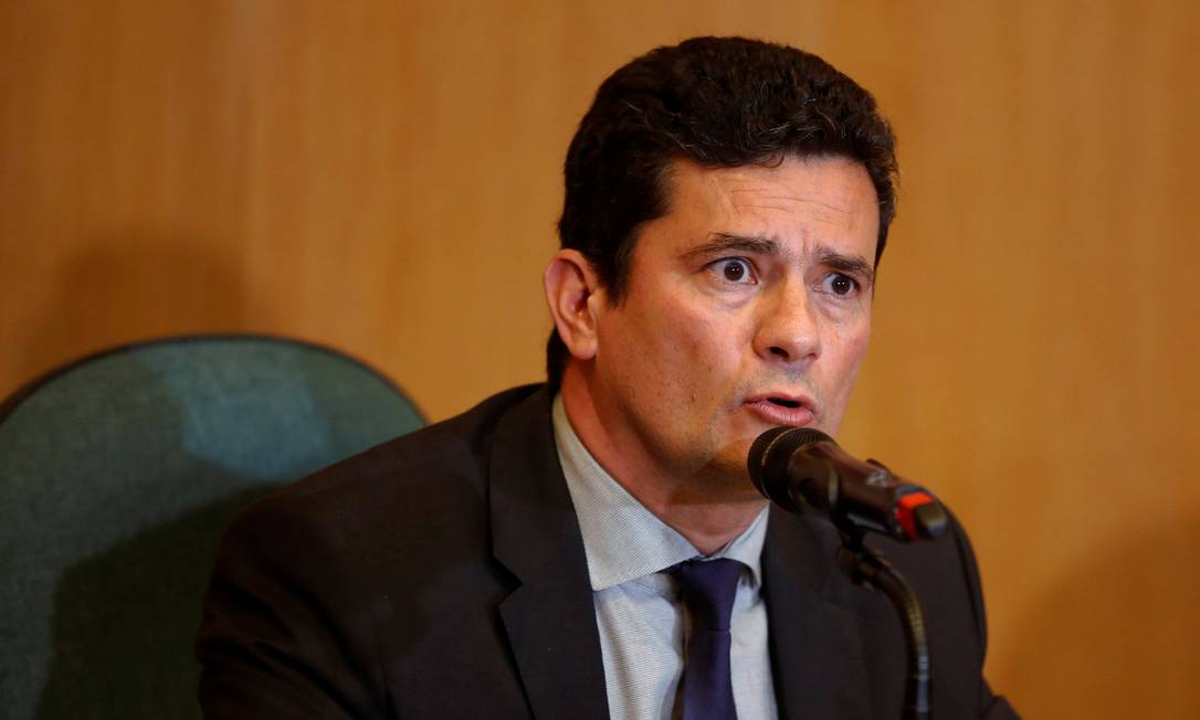 O ministro da Justiça e Segurança Pública Sérgio Moro Foto: Stringer / Reuters 
