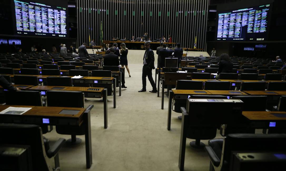 O plenário da Câmara dos Deputados (2019) Foto: Jorge William / Agência O Globo
