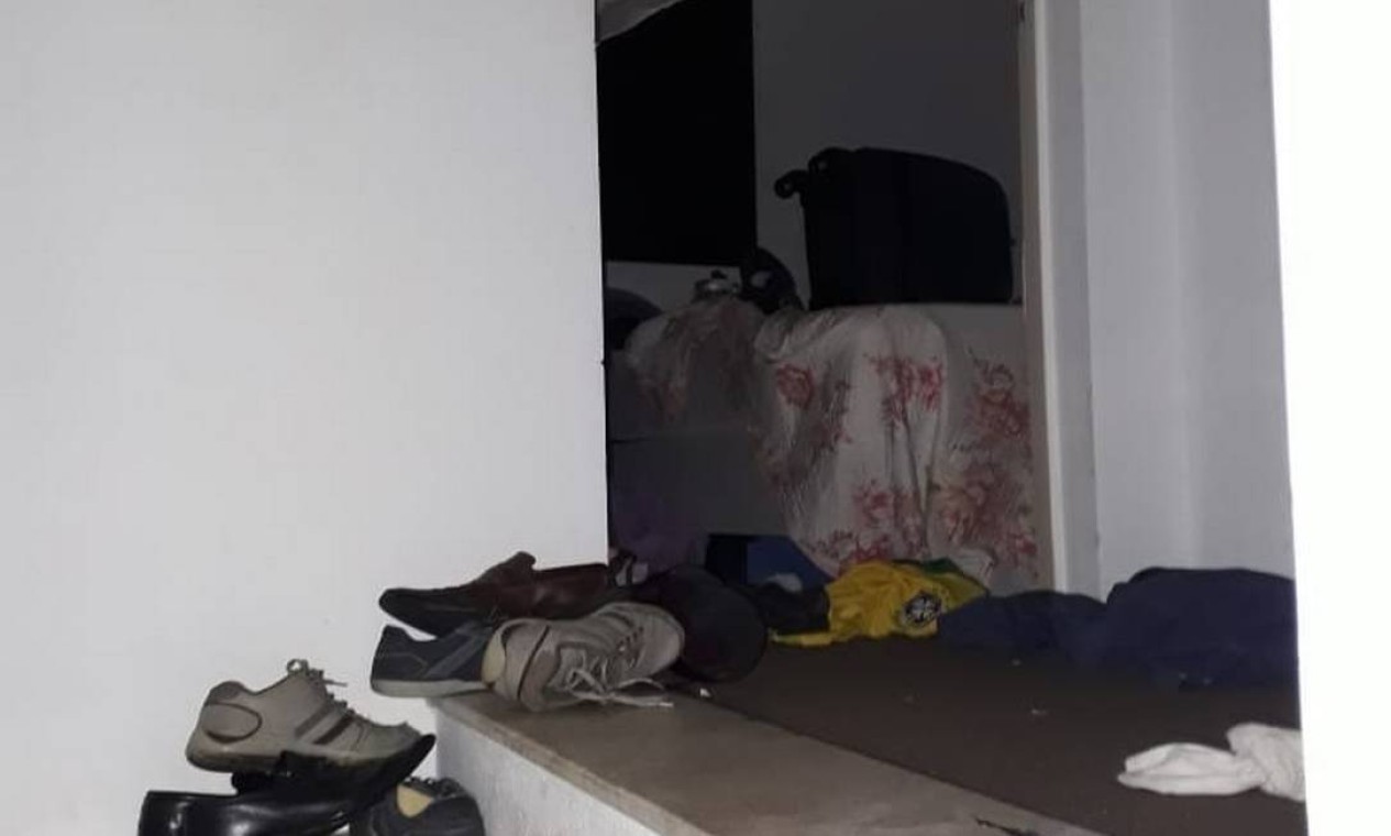 Foram achados vestígios na escada, em roupas e na máquina de lavar Foto: Divulgação/Polícia Civil