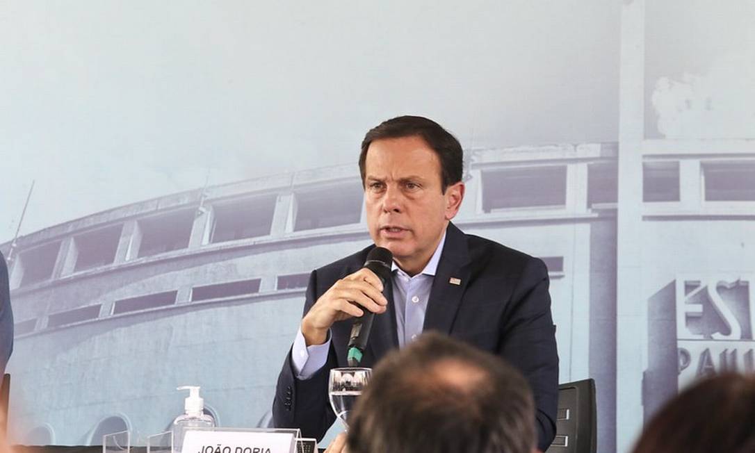 O governador de São Paúlo, João Doria, disse que Bolsonaro foi moderado e teve bom senso em pronunciamento Foto: Sergio Andrade / Divulgação