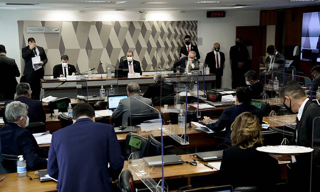 Sessão da CPI da Covid no Senado Foto: Pedro França / Pedro França/Agência Senado