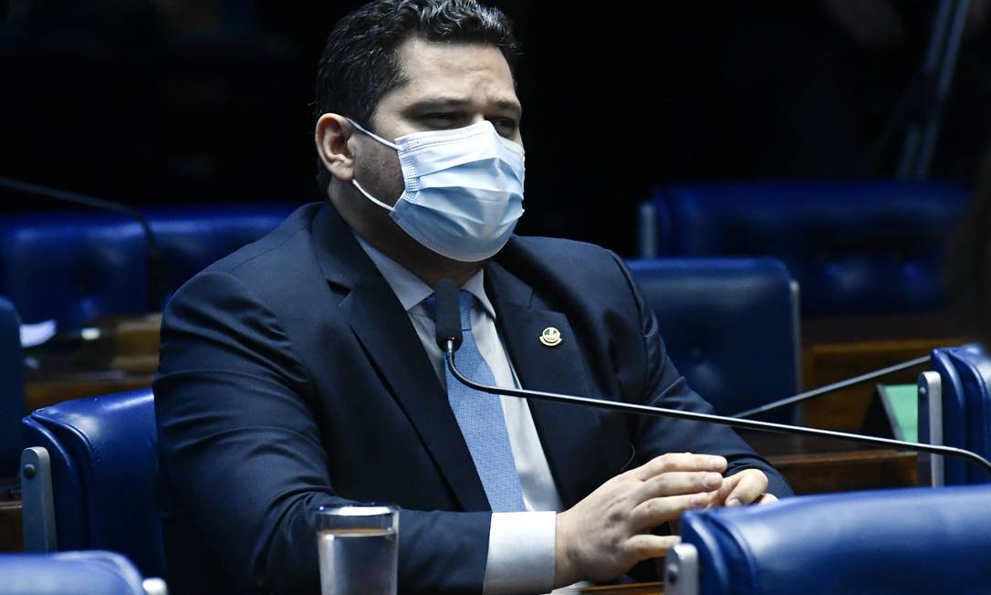 O senador Davi Alcolumbre (União-AP) Foto: Geraldo Magela / Agência Senado