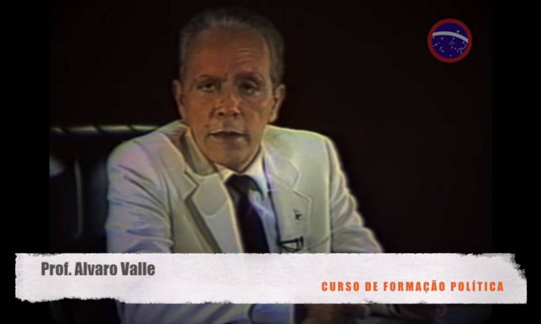 O curso online de formação política do PL é organizado a partir de palestras do fundador do partido e ex-deputado Álvaro Valle Foto: Picasa / Reprodução
