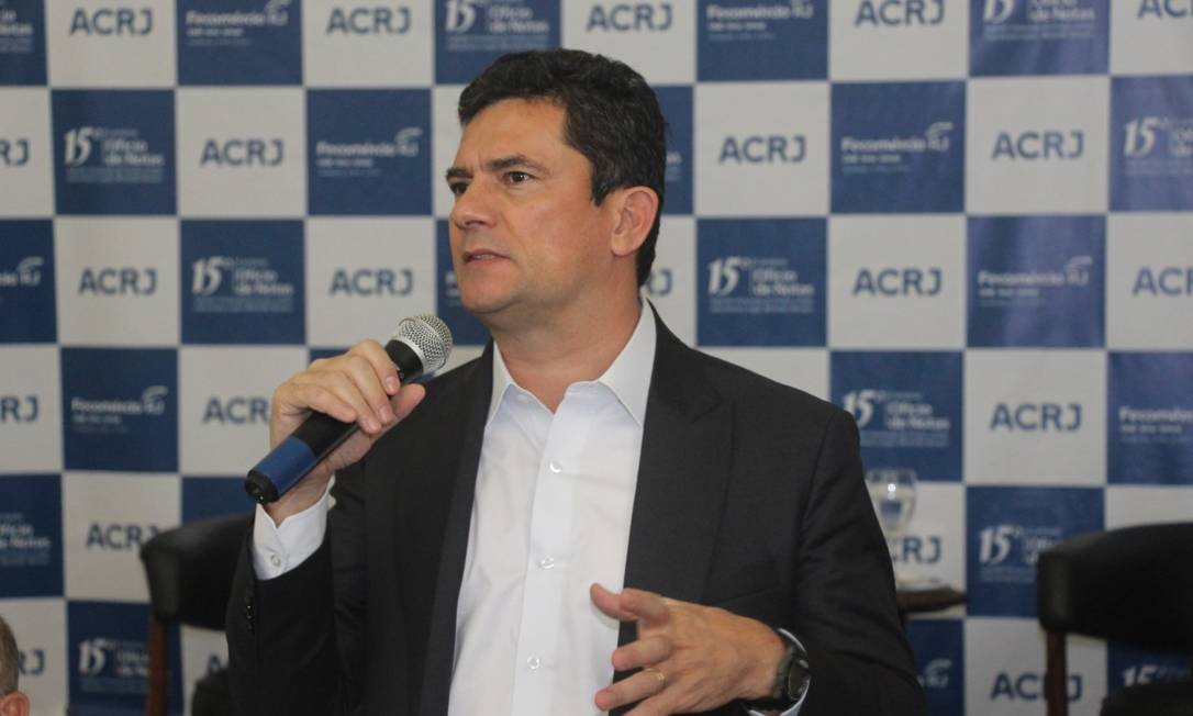 O pré-candidato à Presidência Sergio Moro Foto: Divulgação/ACRJ