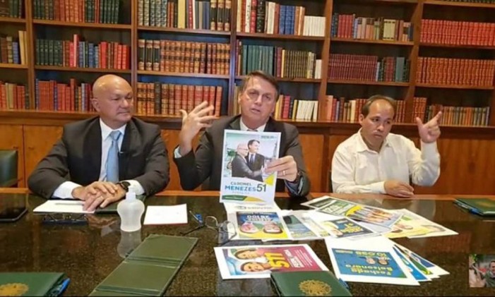 O Coronel Menezes (Patriota), de Manaus, foi um dos primeiros candidatos a receber apoio oficial de Bolsonaro: teve 11,32% dos votos e terminou em quinto lugar Foto: Reprodução