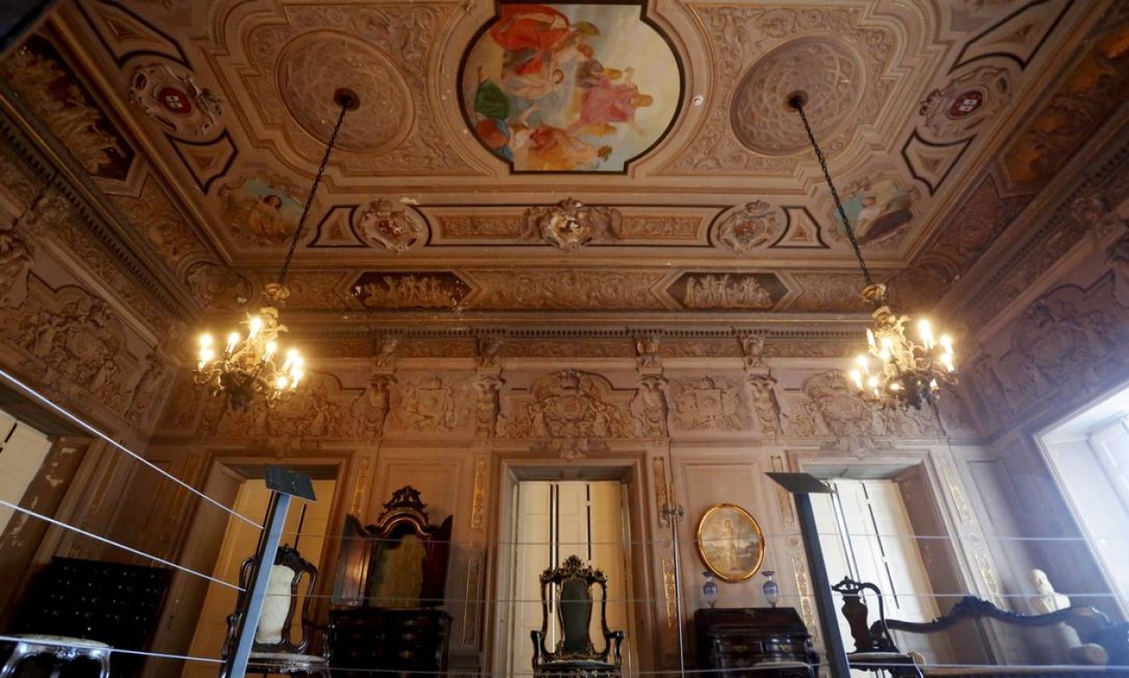 O Museu Nacional da Quinta guarda, em seu interior, um rico patrimônio nacional. Na foto, a sala do trono Foto: Custódio Coimbra / Agência O Globo