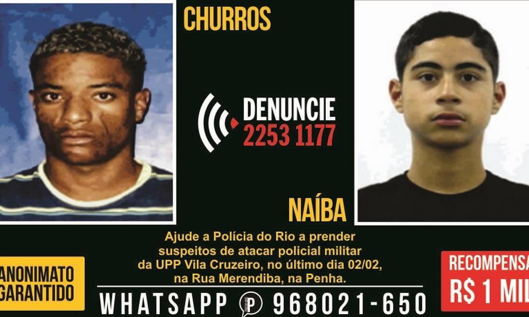 Portal Procurados Lança Cartaz Por Informações De Criminosos Que Atacaram Pm Na Vila Cruzeiro