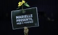 Protesto. Plenário da Câmara dos Deputados: homenagem à vereadora Marielle Franco (PSOL), assassinada no Rio