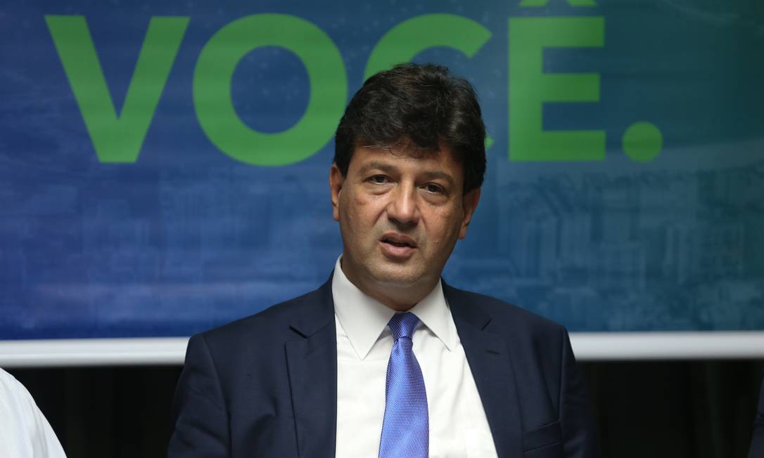 O ministro da Saúde, Luiz Henrique Mandetta Foto: Pedro Teixeira / Agência O Globo