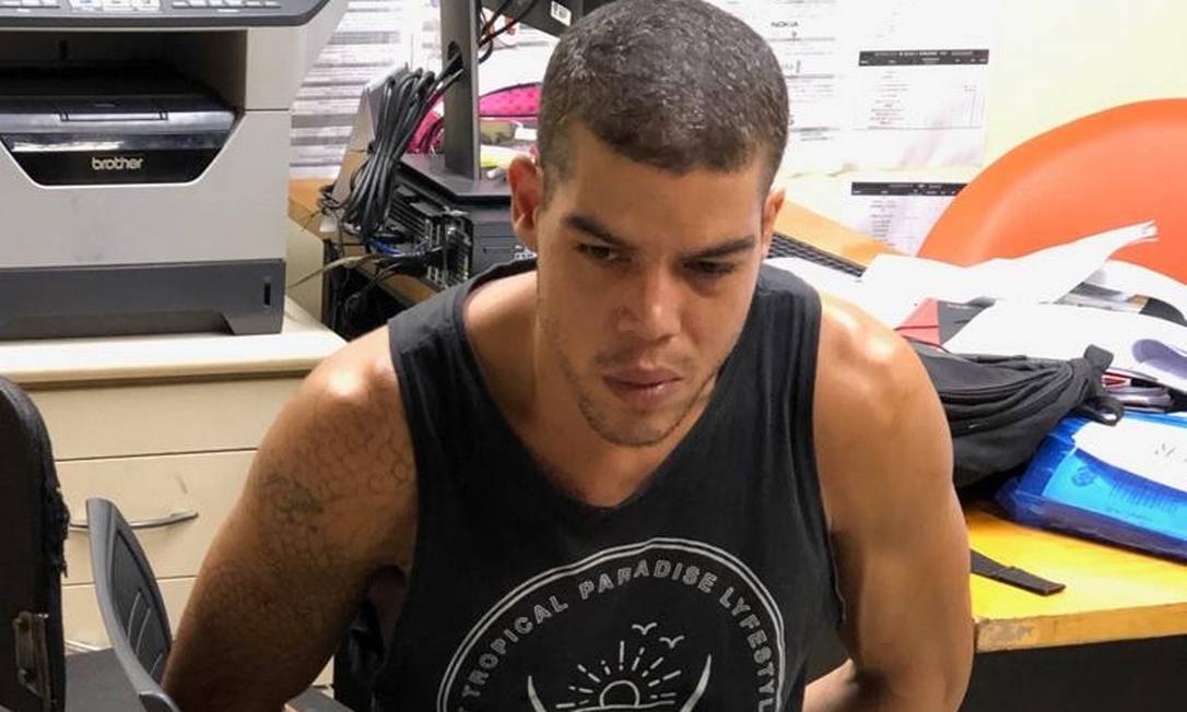 O lutador de jiu-jítsu Igor Uriel Tron Pereira Lomba, de 28 anos, foi preso na Tijuca Foto: Divulgação