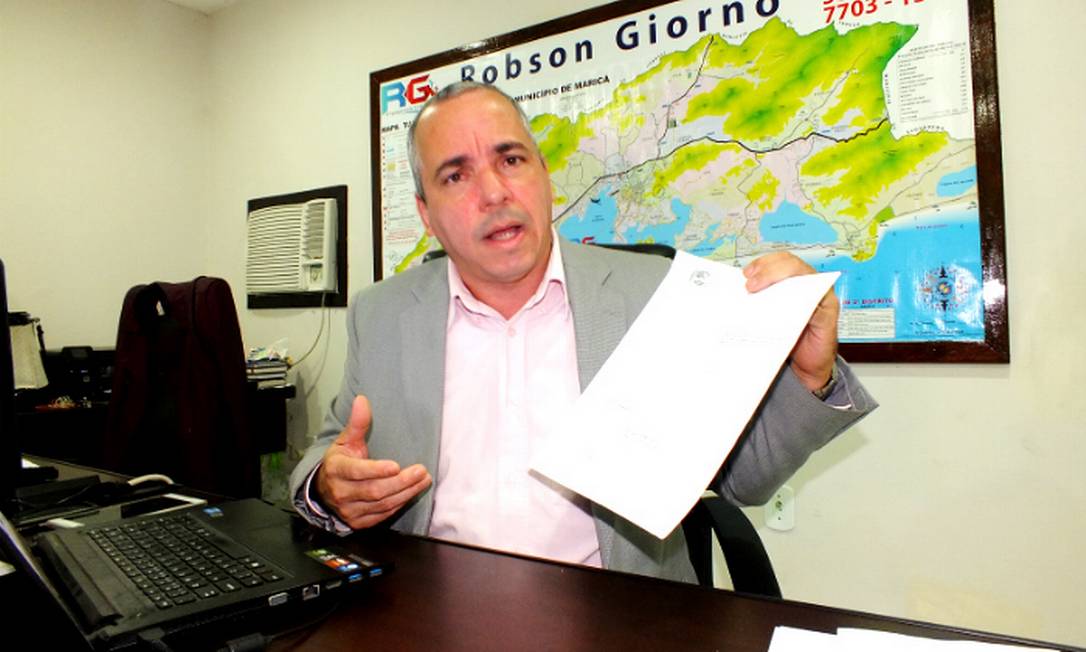 Robson Giorno era pré-candidato à prefeitura de Maricá Foto: Reprodução
