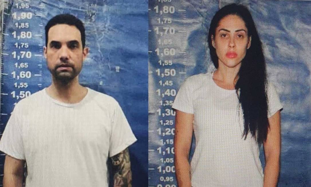 Jairinho e Monique, em fotos após prisão Foto: Reprodução