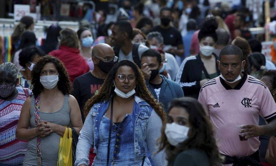  Foto: Fabiano Rocha / Prefeitura do Rio pode flexibilizar uso de máscaras