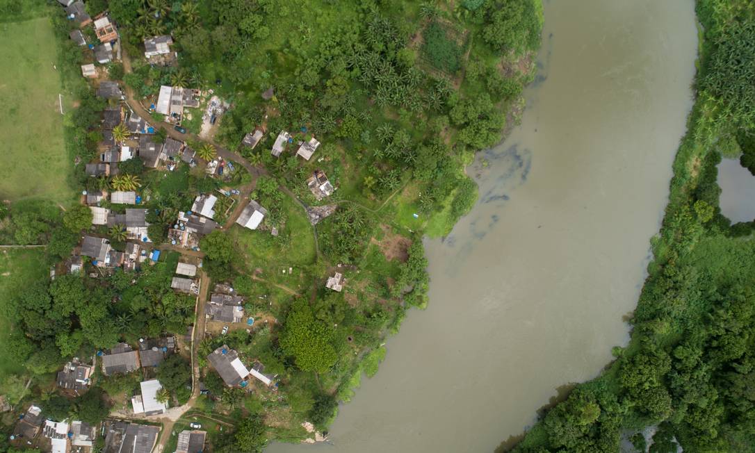 O Rio Guando visto de cima Foto: Brenno Carvalho / Agência O Globo