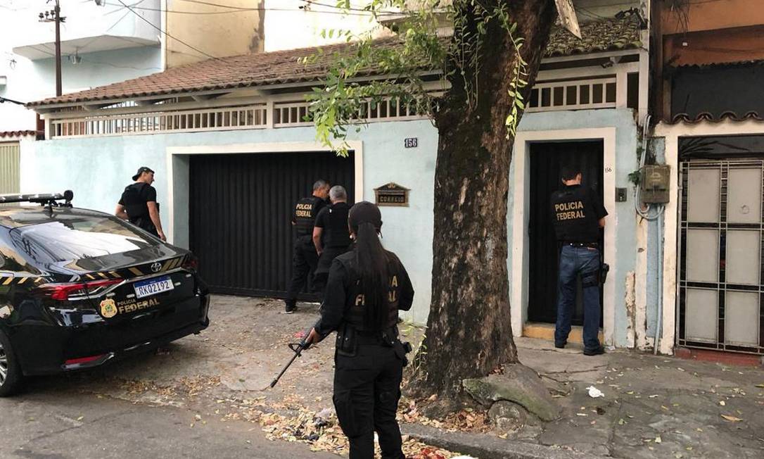 Casa em Vila Isabel onde as armas eram montadas Foto: Divulgação / Polícia Federal