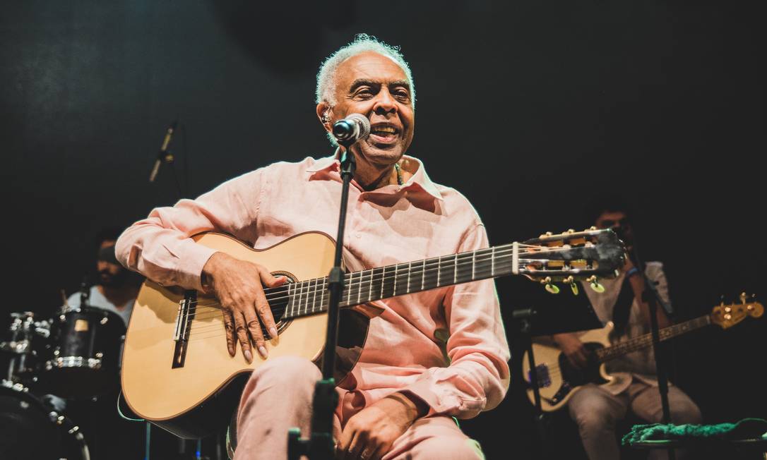 Gilberto Gil: cantor interpretou faixas do novo disco 'Ok ok ok' Foto: Fernanda Tiné/Divulgação
