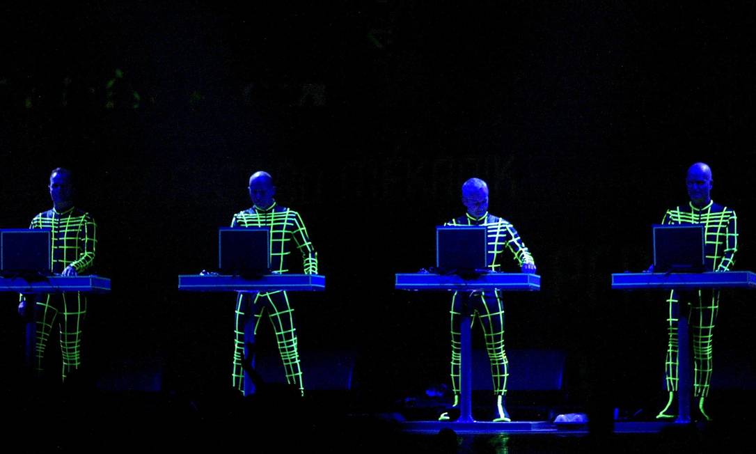 Kraftwerk: pioneiros da música eletrônica venceram processo sobre samples. Foto: Jeff Mitchell / Reuters