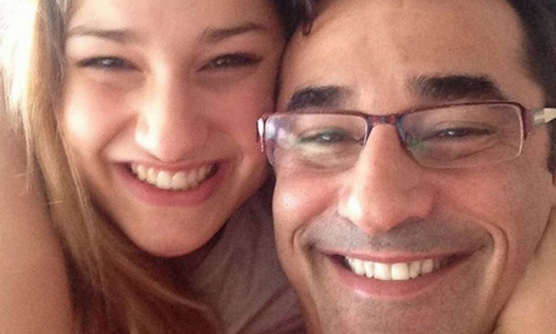 Luciano Szafir com a filha Sasha Foto: Reprodução / Instagram