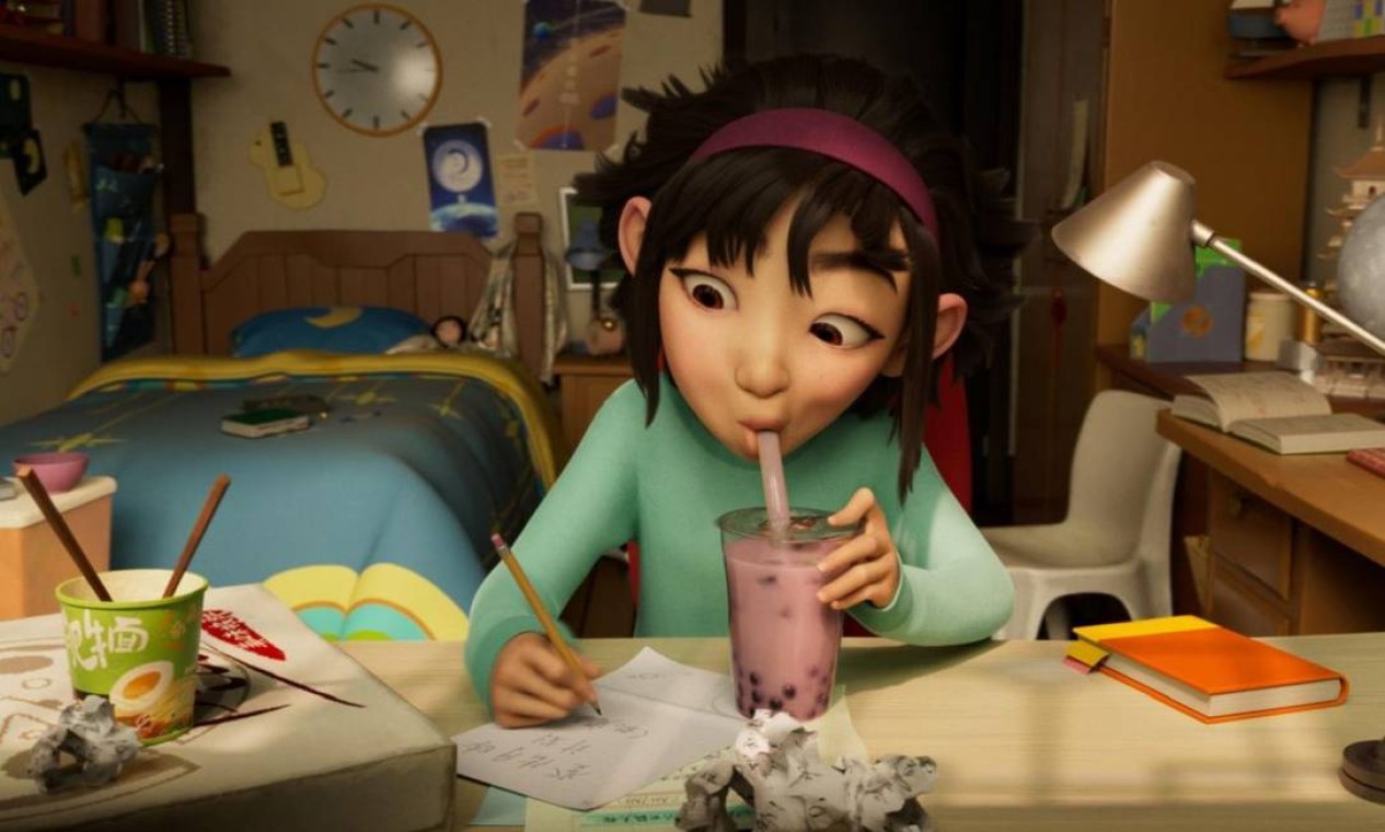 'A caminho da lua': animação sobre garota que constrói foguete pode ser vista na Netflix Foto: Divulgação
