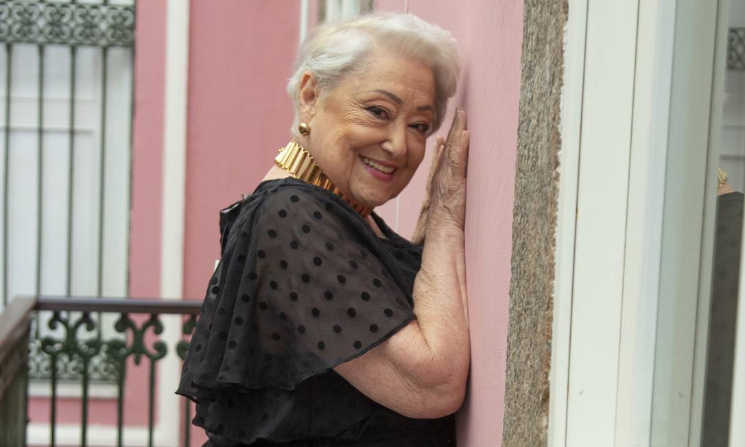 A atriz Suely Franco, num registro de 2019, quando integrou o elenco da novela 'A dona do pedaço' Foto: Edu Rodrigues / Divulgação