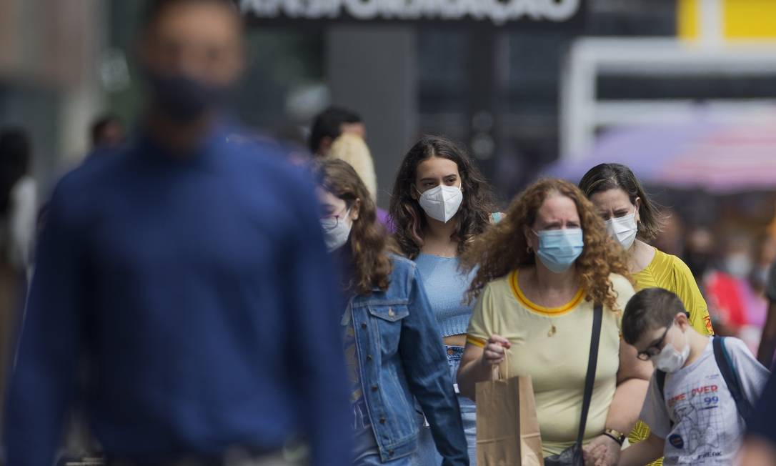 Governo de SP prorroga uso obrigatório de máscaras até fim de janeiro (2-12-21) Foto: Edilson Dantas / Agência O Globo